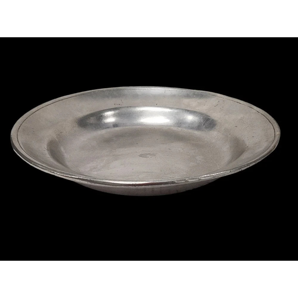 Norwegian Hallmarked  Askvoll Brug Stopt Tinn Fine Pewter Serving Plate 9